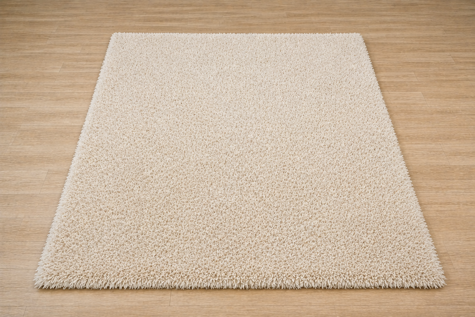 Tapis blanc après nettoyage professionnel : fibres propres et éclat retrouvé